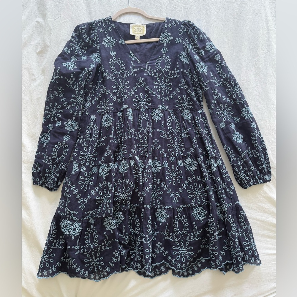 Sail to Sable Eyelet Charlotte Dress